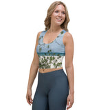 Crop Top - Beach Shrubs (Sky, Water, Sand)