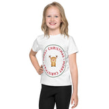 Kids crew neck t-shirt - Reindeer/Merry Christmas (printing Both sides)