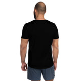 Men's Athletic T-shirt - Black with Large HME logo