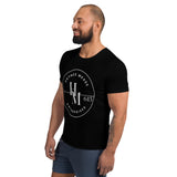 Men's Athletic T-shirt - Black with Large HME logo