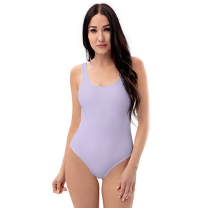 One-Piece Swimsuit - Lavender (solid/plain)