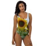 One-Piece Swimsuit - Field of Sunflowers