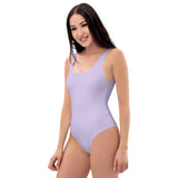 One-Piece Swimsuit - Lavender (solid/plain)