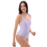 One-Piece Swimsuit - Lavender (solid/plain)