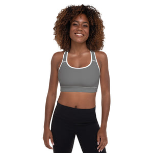 Padded Sports Bra - Grey (Nobel)