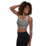 Padded Sports Bra - Grey (Nobel)