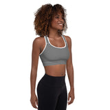 Padded Sports Bra - Grey (Nobel)