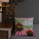 Premium Pillow - Bee Happy