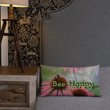 Premium Pillow - Bee Happy