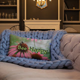 Premium Pillow - Bee Happy