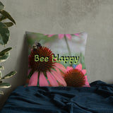 Premium Pillow - Bee Happy