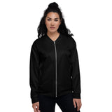 Women's Bomber Jacket - Black (plain)