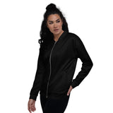 Women's Bomber Jacket - Black (plain)