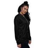 Women's Bomber Jacket - Black (plain)