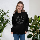 Unisex Hoodie - Black with Large HME logo in center