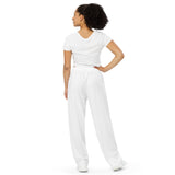 Unisex wide-leg pants (White) - Zen