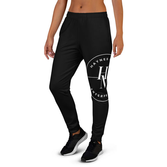 Women's Joggers Sweatpants - Black with HME logo