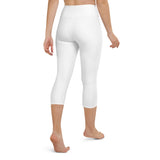 Yoga Capri Leggings - (White) - Bare - Zen