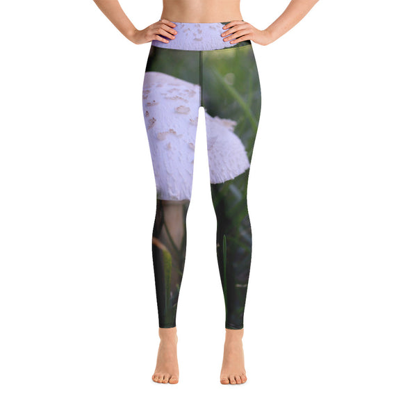 Yoga Leggings - Mushrooms in Grass – Bloomkins Shops (part of