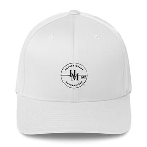 Structured Twill Cap - HME logo - WHITE