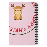 Spiral notebook - Reindeer/Merry Christmas