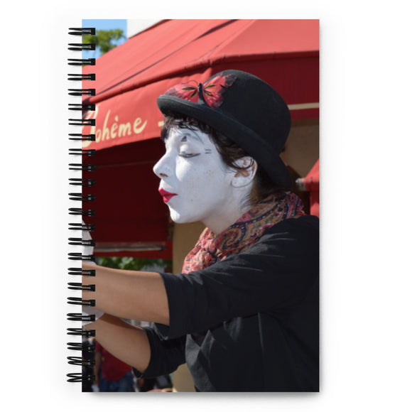 Spiral notebook - Paris Mime