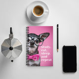 Spiral notebook - Chihuahua in Glasses