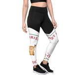 Sports Leggings - Reindeer/Merry Christmas