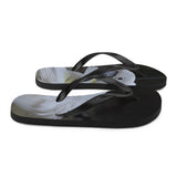 White Parrot Flip-Flops