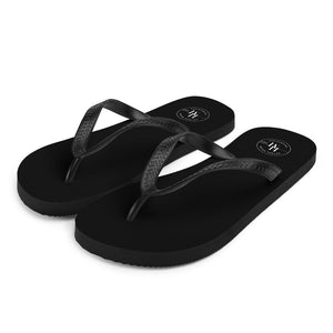 Flip-Flops - Black with HME logo on heel area