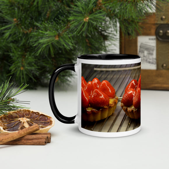 Mug with Color Inside - Strawberry Tarts