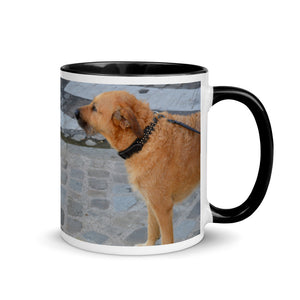 Mug with Color Inside - Paris dogs